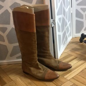 Oscar de la rents vintage suade boots